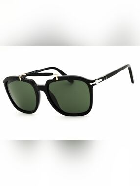 NWT, Persol 0PO0203S,   Black/Green, Size57X20X145